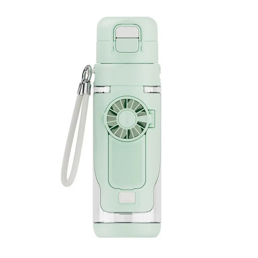 690ml USB-C Fan Water Bottle – 3 Speeds, 4 Colours