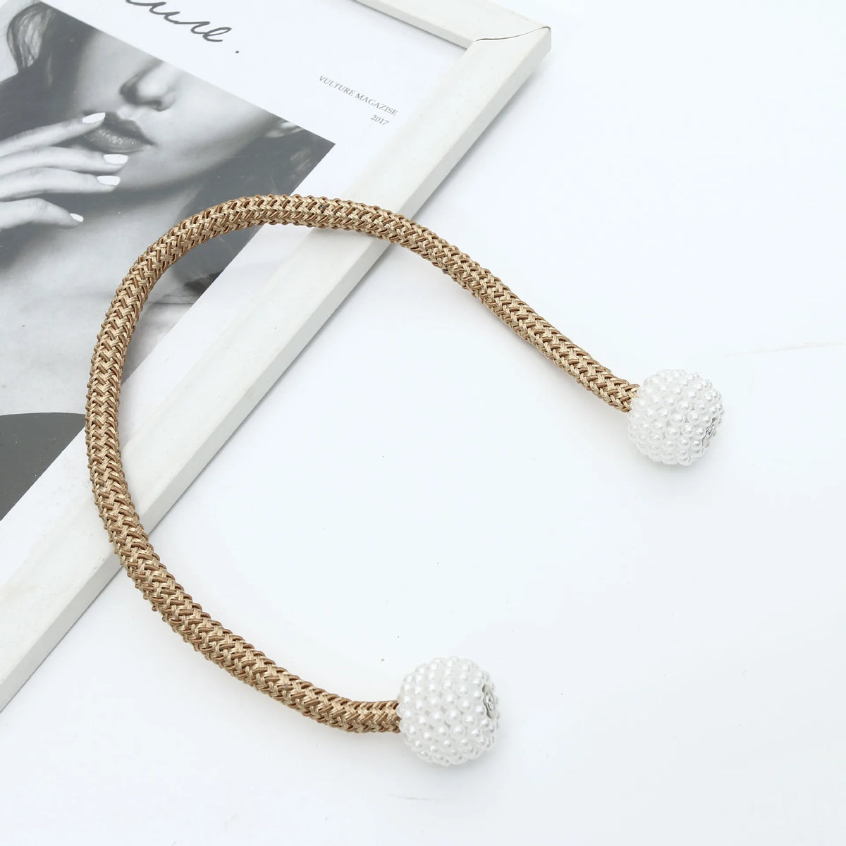 Magnetic Pom-Pom Curtain Tieback – 10 Colours