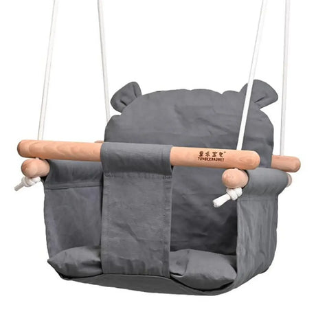 Baby Swing Seat Canvas Safe Swing Chair Indoor Outdoor Kindergarten Backyard Park Beach Basket Amusement Equipment Baby Toy
