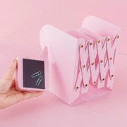 Adjustable Metal Bookend with Pen Holder