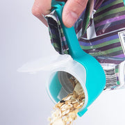 Food Bag Sealing Clip with Pour Spout – 6 Colours
