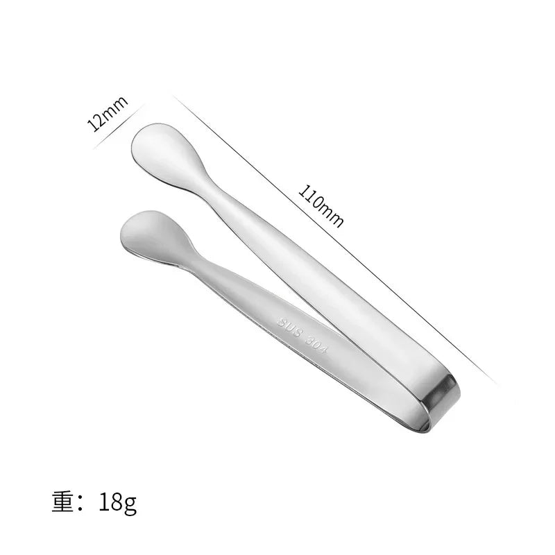 Stainless-Steel Ice & Sugar Serving Tongs