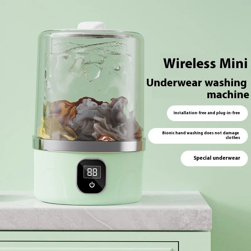 Rechargeable Portable Mini Washing Machine – 2 Colours