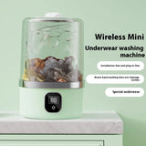 Portable Mini Washing Machine Small Laundry Washer Machine Clothes Cleaning Tool For Dormitories Travel Camping Hotel Apartment