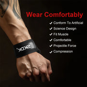 Silicone-Grip Weight-Lifting Straps