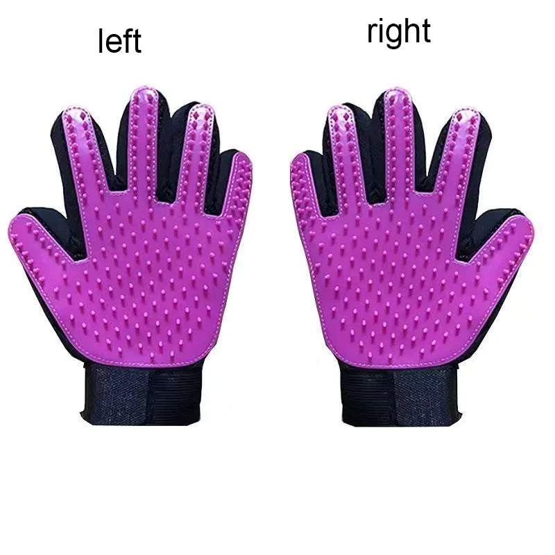 Palm-Style Pet Grooming & Deshedding Glove