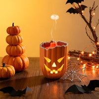 Halloween Pumpkin Aroma Diffuser with LED Night Light