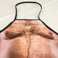 Novelty Beer-Belly BBQ Apron – Adjustable Polyester