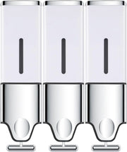 3-Chamber No-Drill Shower Soap Dispenser