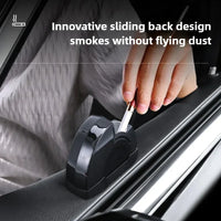 Lidded Metal-Lined Car Ashtray – Standard or Lighted