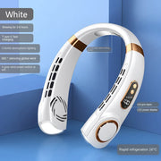 Rechargeable Bladeless Neck Fan with Digital Display – 4 Colours