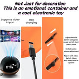 Customizable video glass ball DIY art glass ball lamp - spherical pixel display, detachable video and sound game screen
