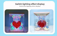 30 cm Light-Up Rose Bear – 2 Designs