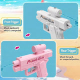 Handheld Manual Water Gun Prank Two-Way Spray Watergun Toys Summer Outdoor Beach Swimming Pool Water Pistol Toy For Children