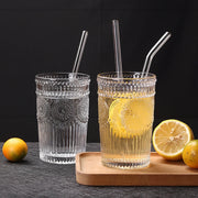 Reusable 8-Inch Glass Drinking Straws – 6 Sets