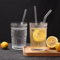 Reusable 8-Inch Glass Drinking Straws – 6 Sets