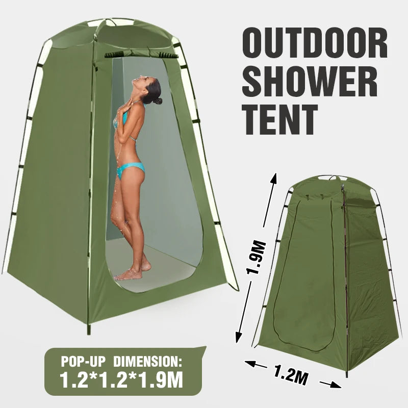 Portable Outdoor Privacy Shower & Changing Tent