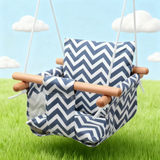 Baby Swing Seat Canvas Safe Swing Chair Indoor Outdoor Kindergarten Backyard Park Beach Basket Amusement Equipment Baby Toy