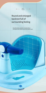 Infant Shower Seat Portable Baby Sit Take Shower Young Children Bathroom Bath Newborns Home Travel Can Used With Bathtub