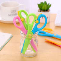 137mm Rounded-Tip Children’s Paper Scissors – 4 Colours
