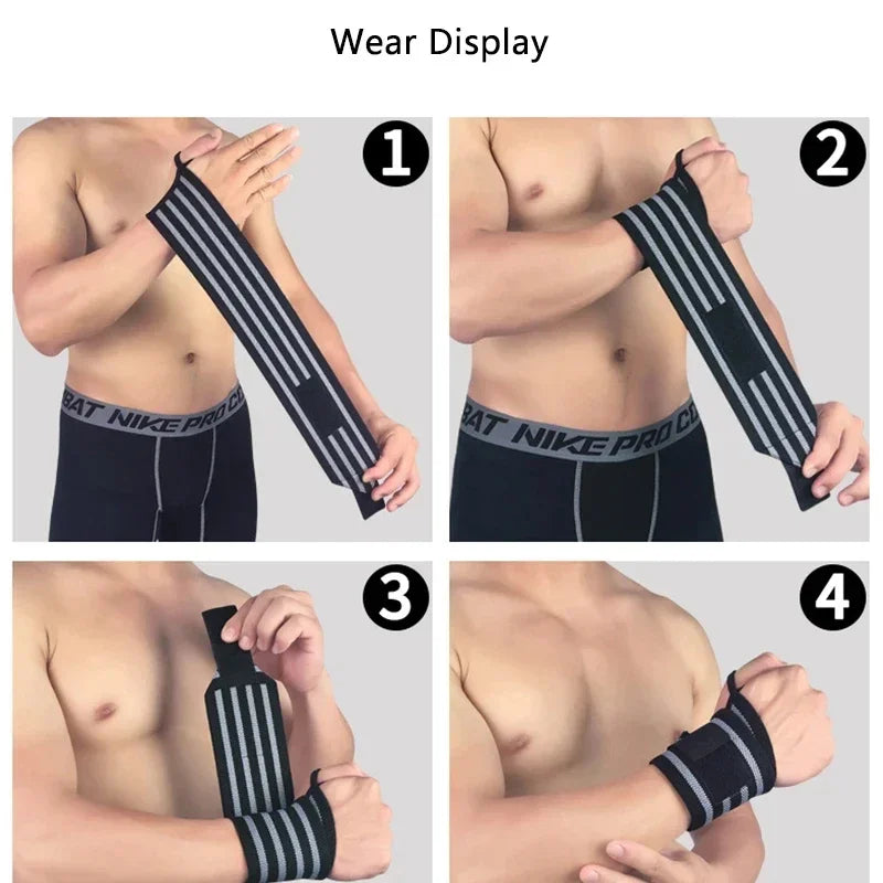 Elastic Weight-Lifting Wrist Wrap