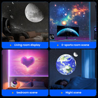 2025 New Model 4K HD Earth Projector PRO,13 Film Card, Globe Galaxy Projection Lamp Pro Version, Table Lamp From home decor