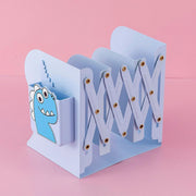 Adjustable Metal Bookend with Pen Holder