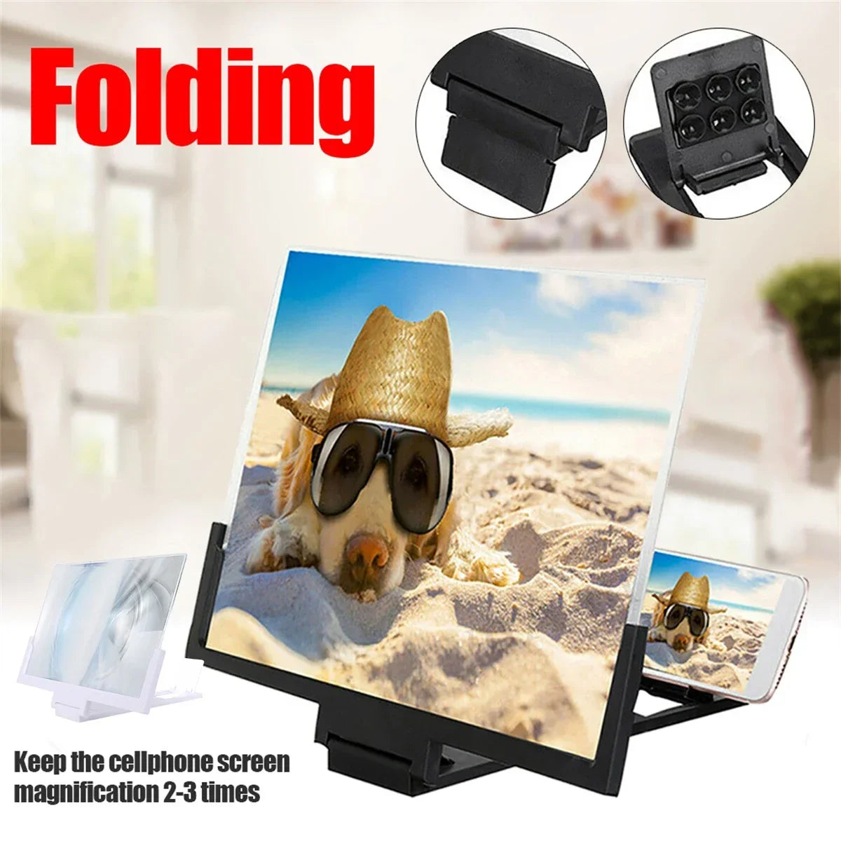 14-Inch Foldable Smartphone Screen Magnifier – 2 Colours