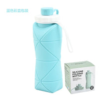 600ml Collapsible Travel Water Bottle – 4 Colours