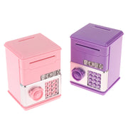 Kids Money Bank, Plastic Password Piggy Bank Mini ATM Cash Coin Money Box For Kids Birthday Toy For Children，ATM Banks Box