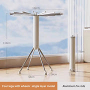 Foldable Octopus-Style Indoor Clothes & Quilt Drying Rack