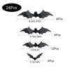24pcs Black Bat