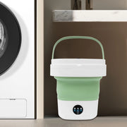 12L Portable Small Washing Machine Collapsible Washer Spin Dryer Apartment Travel Socks Underwear Panties Washing Machine