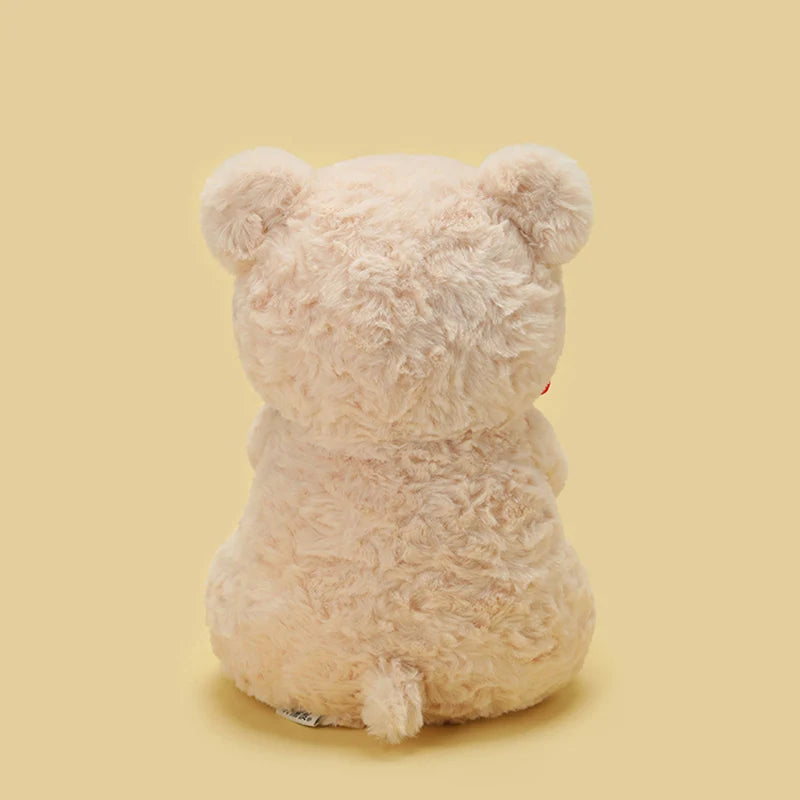 25 cm Teddy Bear with Roses – White or Brown