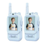 Video Walkie Talkies for Kids Rechargeable Toddler Toys  for Indoor Camping Travel  Birthday Gfits for Kids Ages 3-12 2PCS