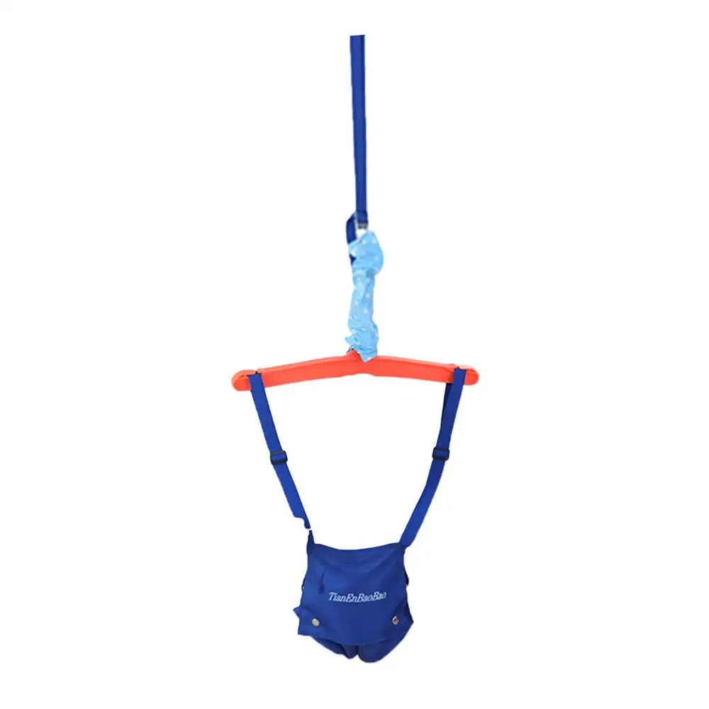 Adjustable Doorway Baby Jumper Seat – Blue