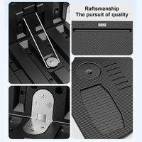 Foldable Car Laptop Desk Upgraded Tray Stand Compatible with Tesla Model 3/Y Steering Wheel Eating Table for Travel Work Camping