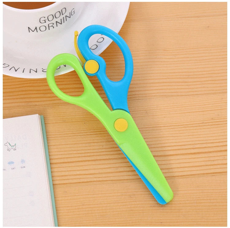 137mm Rounded-Tip Children’s Paper Scissors – 4 Colours
