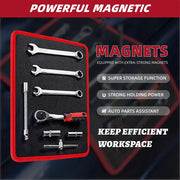 Extra-Strong Magnetic Tool Mat – Wipeable PVC Parts Tray for Screws, Bolts & Auto Repair