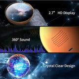 Customizable video glass ball DIY art glass ball lamp - spherical pixel display, detachable video and sound game screen
