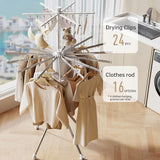 Octopus Drying Rack Balcony Household Folding Floor Pole Indoor Portable Clothes Hanging Rack Quilt Drying Floor Rack