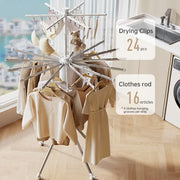 Foldable Octopus-Style Indoor Clothes & Quilt Drying Rack