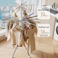 Foldable Octopus-Style Indoor Clothes & Quilt Drying Rack