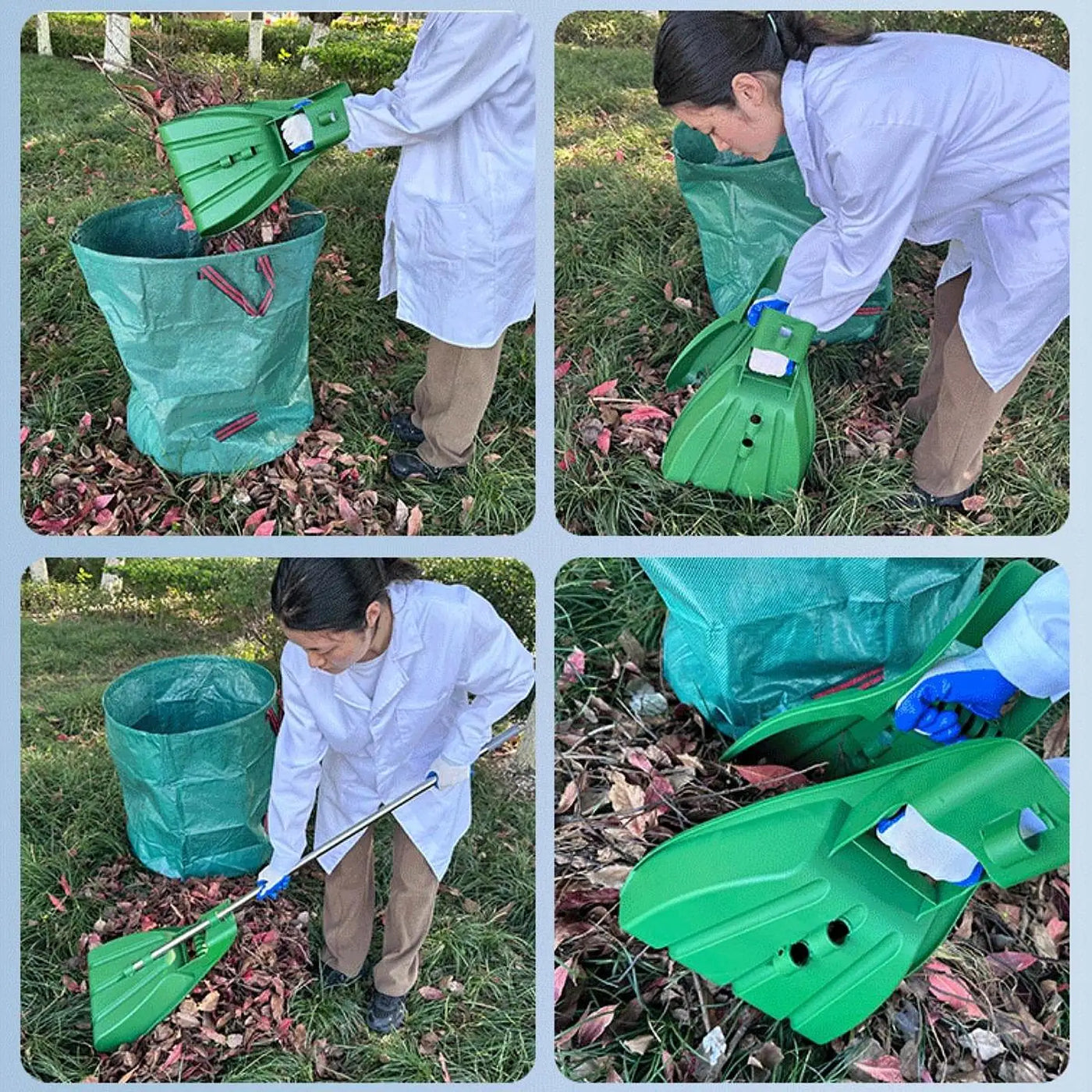Leaf Scoops Hand Rake – Reusable Garden Debris Grabbers for Yard & Lawn Cleanup