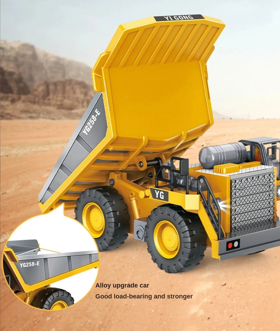 4WD Remote-Control Excavator Toy – 9 Options