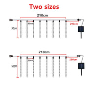 Solar Meteor Shower Lights – 8 Tubes, 30 or 50 cm