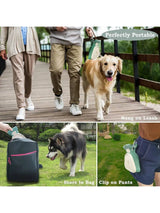 Pooper Scooper, Portable and Handheld Size for Walking Large and Small Dogs Outside Yard or Travel Outdoors, Pup Poop Scoop with