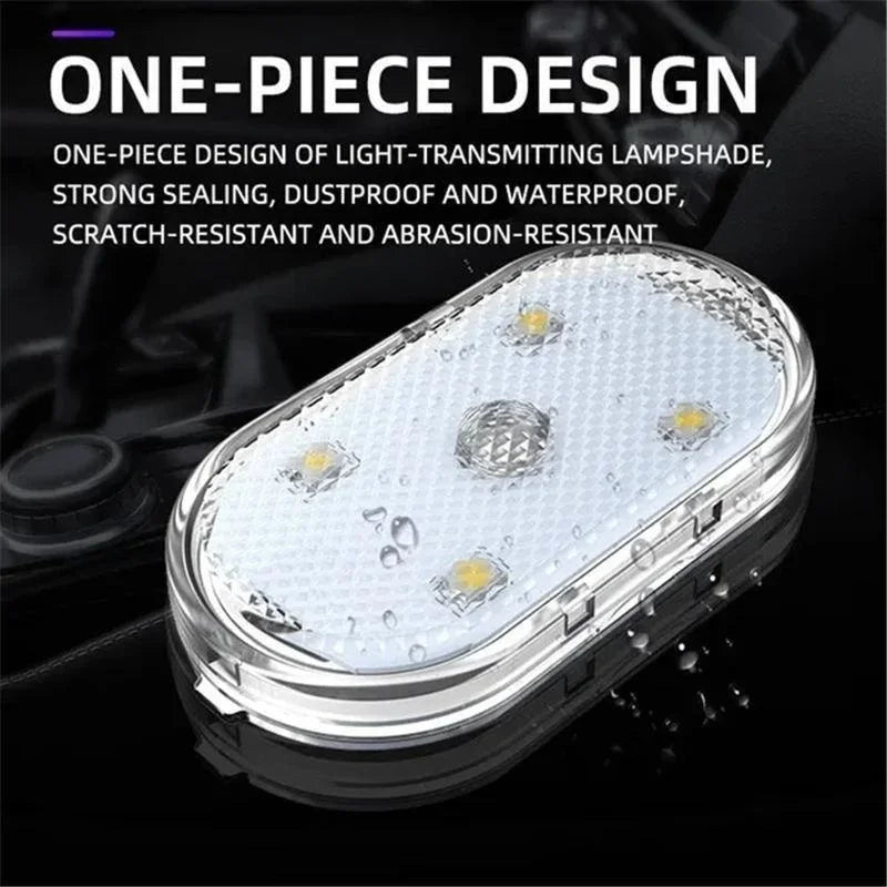 USB-Rechargeable Car Interior LED Accent Light – 5 Colours