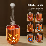 Halloween Pumpkin Aroma Diffuser & Humidifier – LED Night Light USB Essential Oil Mister