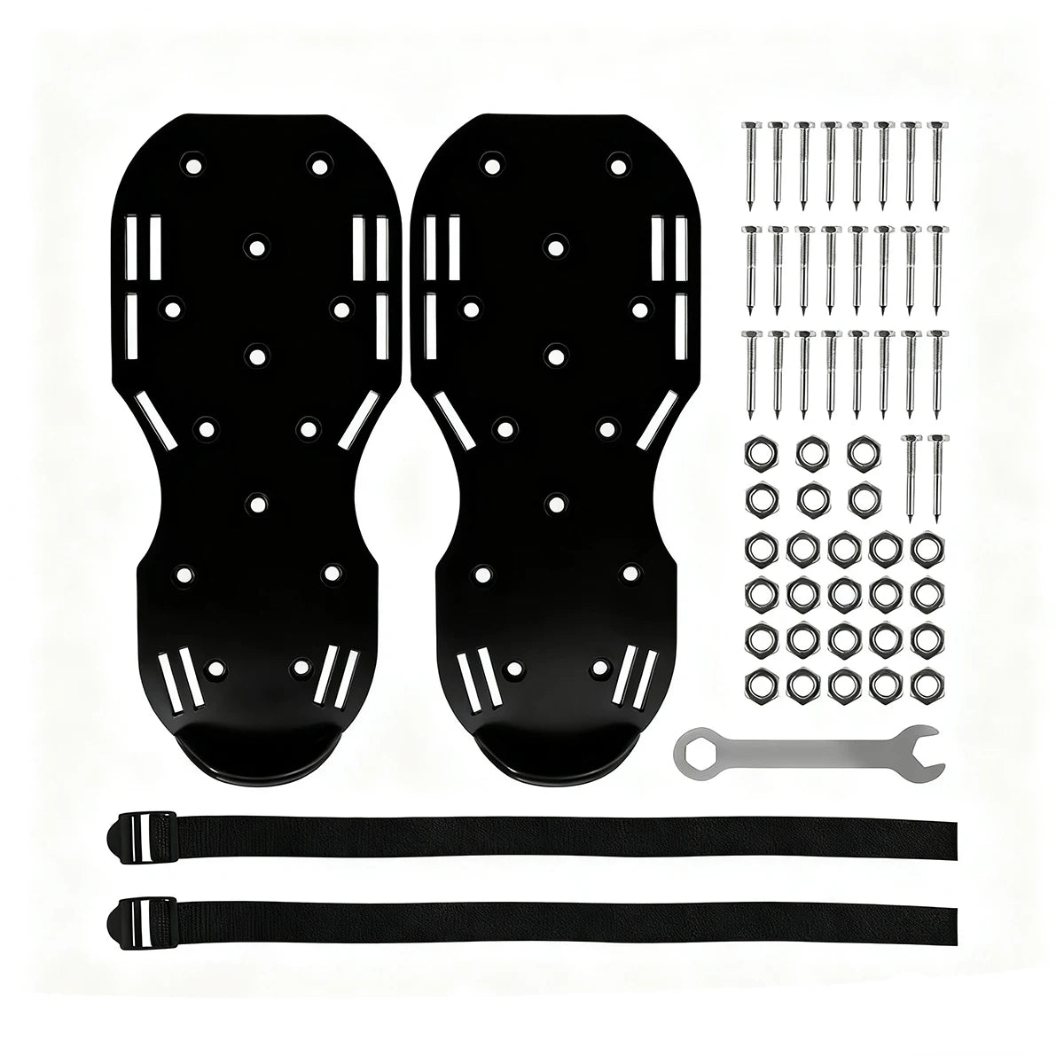 Adjustable Spiked Lawn Aerator Shoes – Manual Grass Aerating Sandals for Healthy Lawns